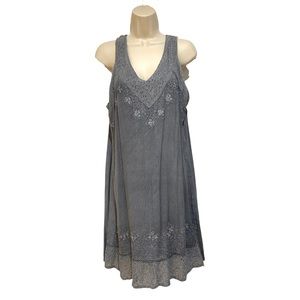 Raya Sun NWT sleeveless gray sundress -Sz L